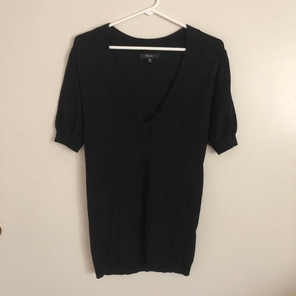 Express Black Tunic Sweater Dress